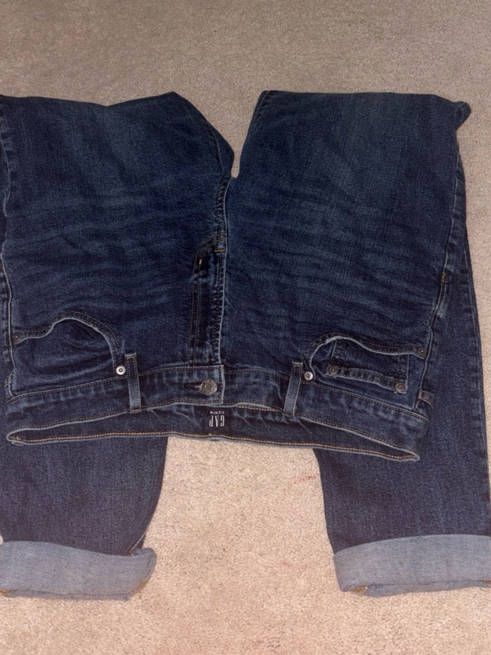 GAP Women’s Straight Leg Dark Indigo Jeans
